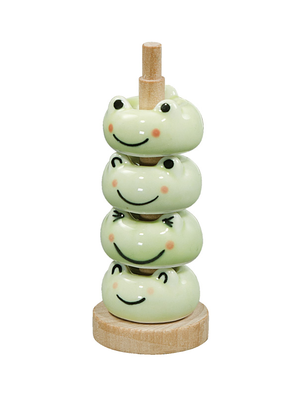 ドーナツ箸置 かえる